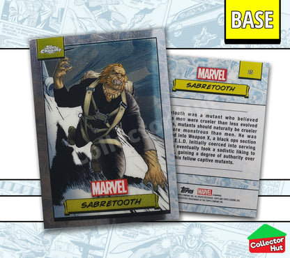 Marvel Topps Chrome 2024 Base Card Collection 1-150 YOU CHOOSE