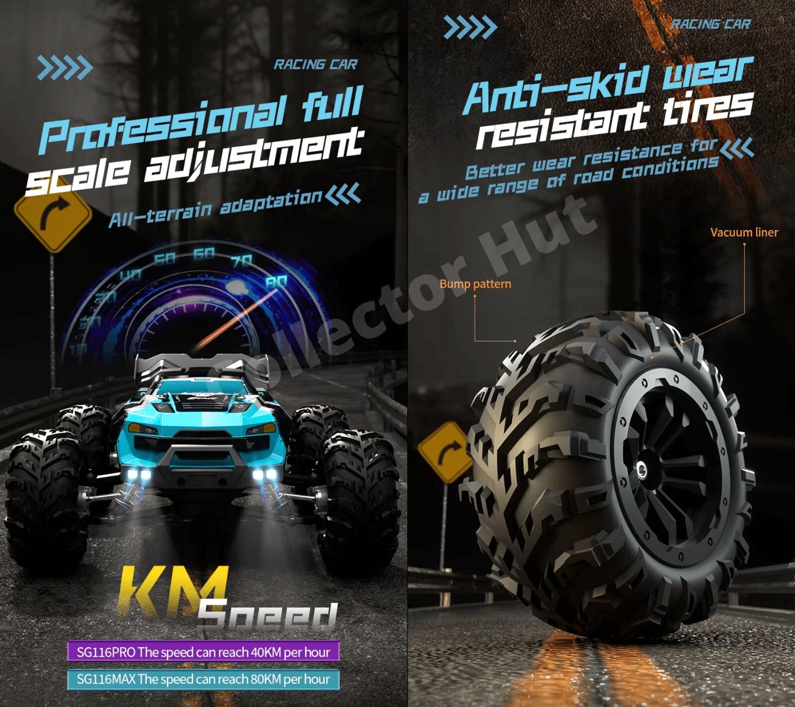 ZLL SG116 Beast Pro / Max High Speed Off Road RC Dirt Buggy 40-80kmH