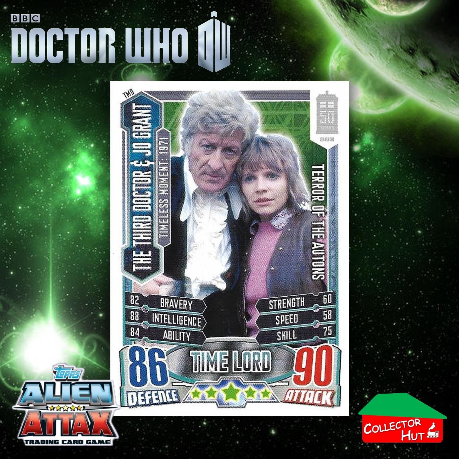 Topps Doctor Who Alien Attax 50th Anniversary Edition Companion Timeless Cards