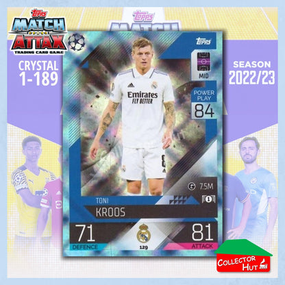 Topps Match Attax Europa Champions League 2022/23 Crystal Parallel Cards 1-189