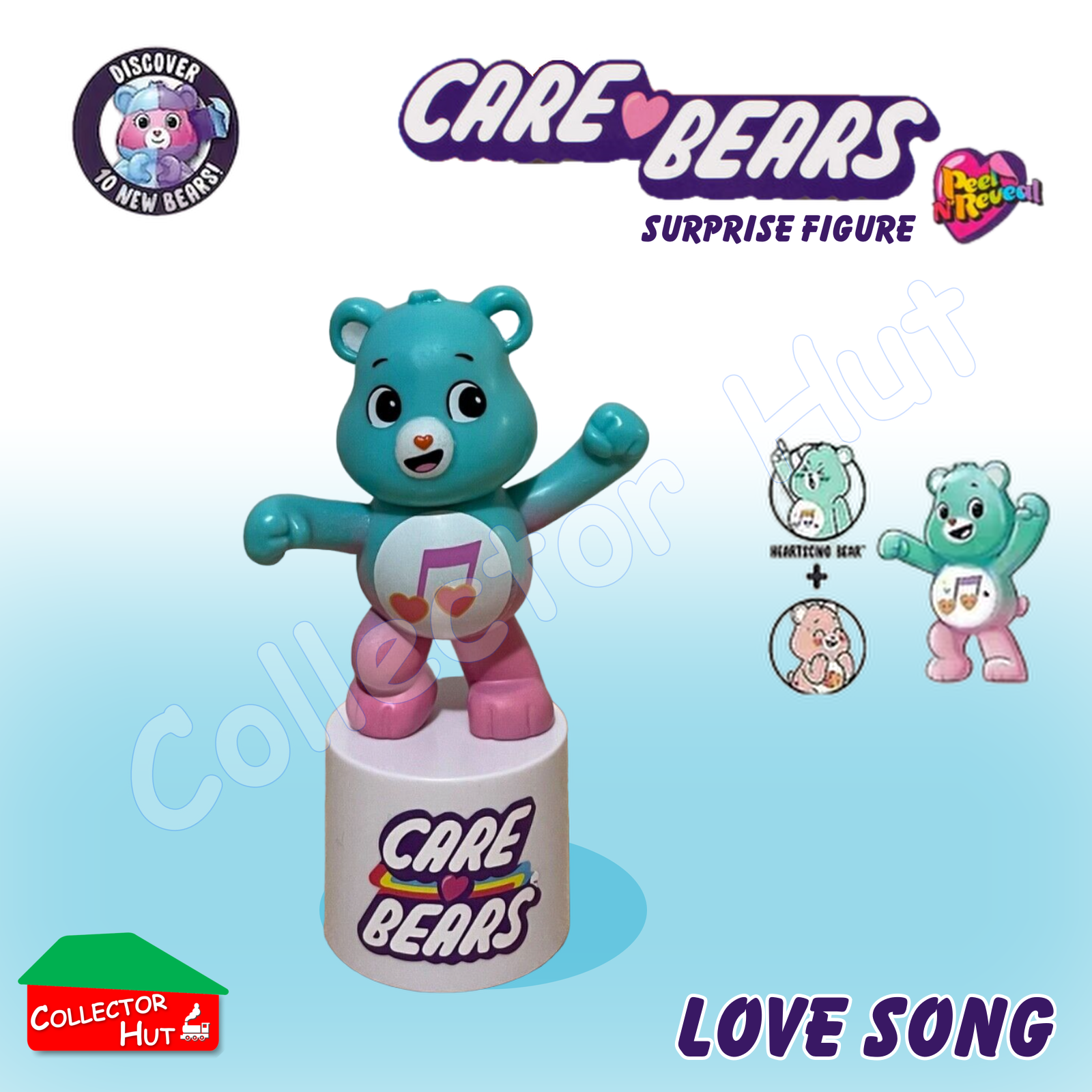 Care Bears Peel N' Reveal Surprise Figures (Identified)