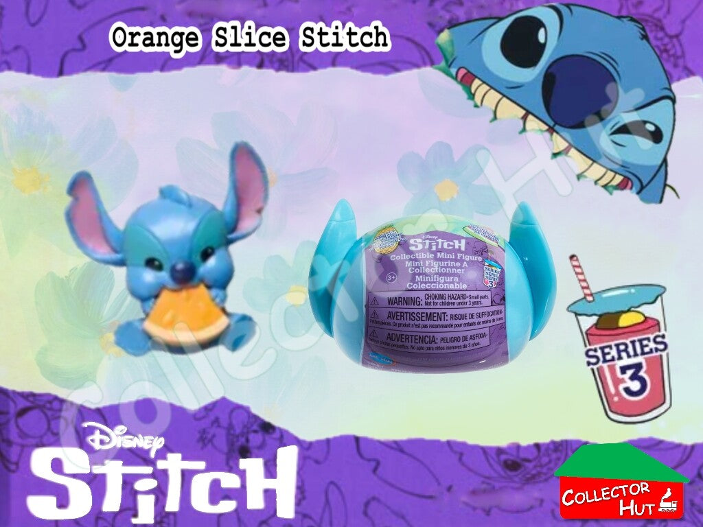 Disney Stitch Feed Me Blind Mini Figures Series 3 (Identified) New & Sealed