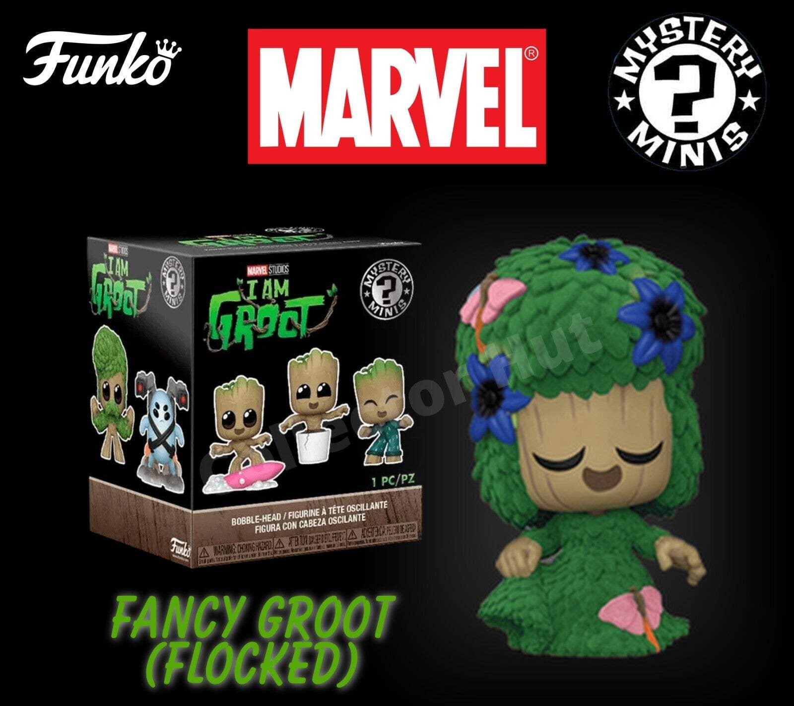 Funko Marvel Mystery Minis I am Groot Bobblehead Figures Guaridans of the Galaxy