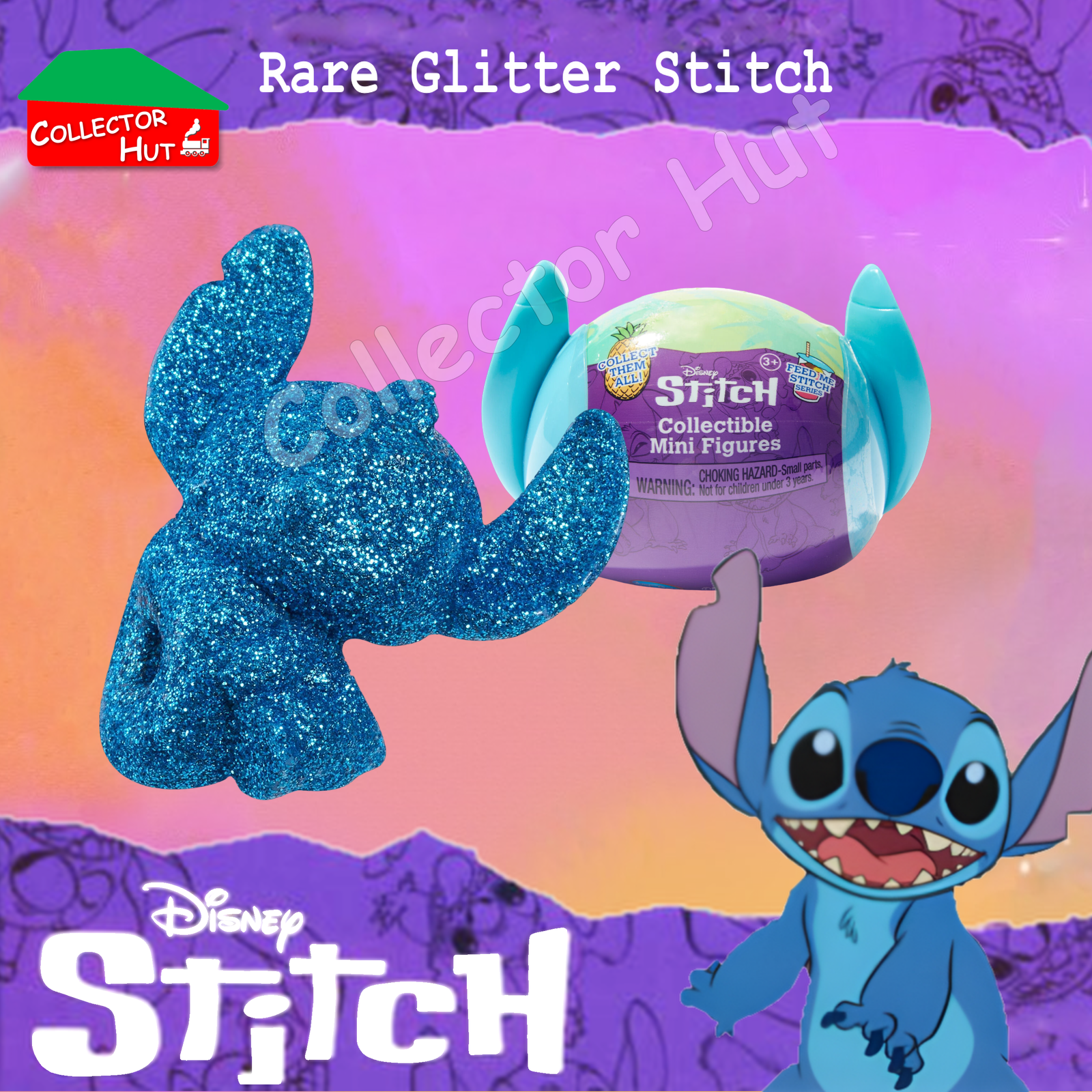 Disney Stitch Feed Me Blind Mini Figures Series 1 (Identified) New & Sealed