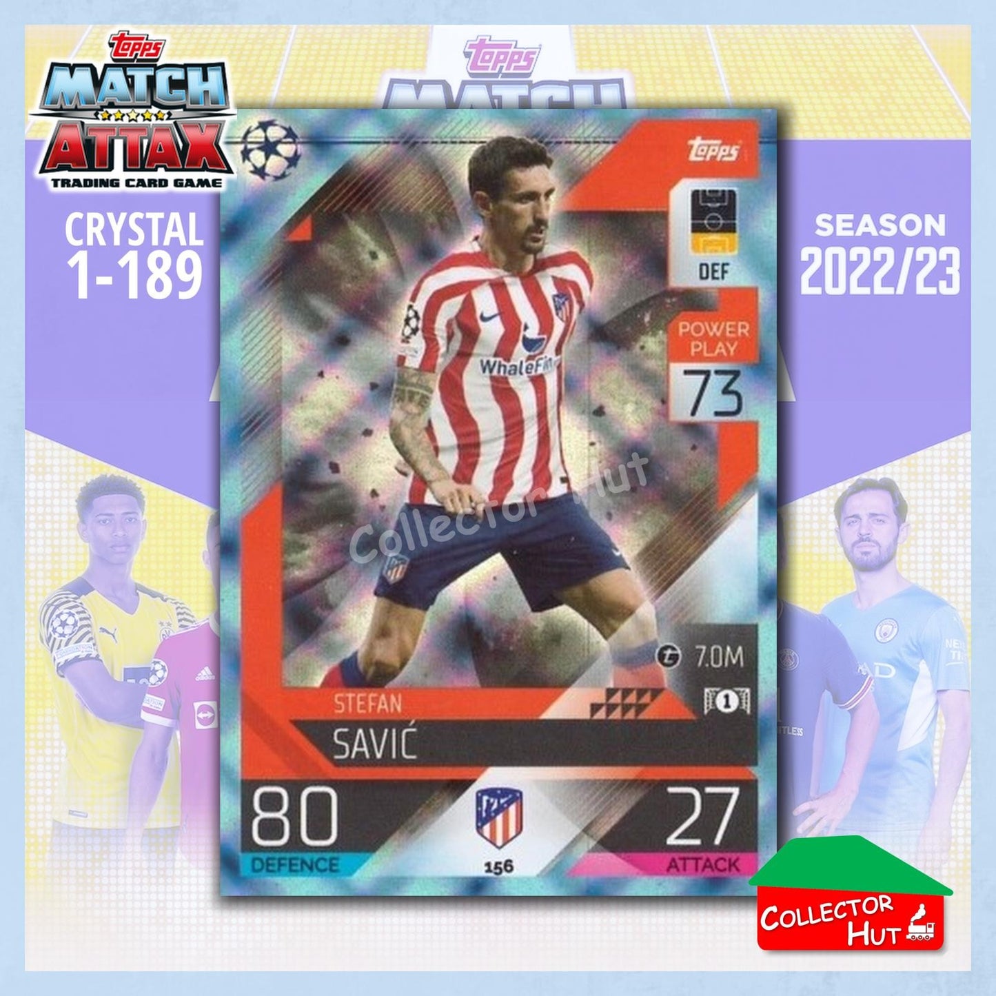 Topps Match Attax Europa Champions League 2022/23 Crystal Parallel Cards 1-189