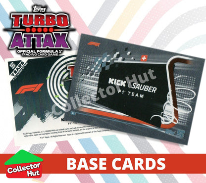 Topps Turbo Attax Formula 1 F1 2024 #1-166 Base Cards YOU CHOOSE