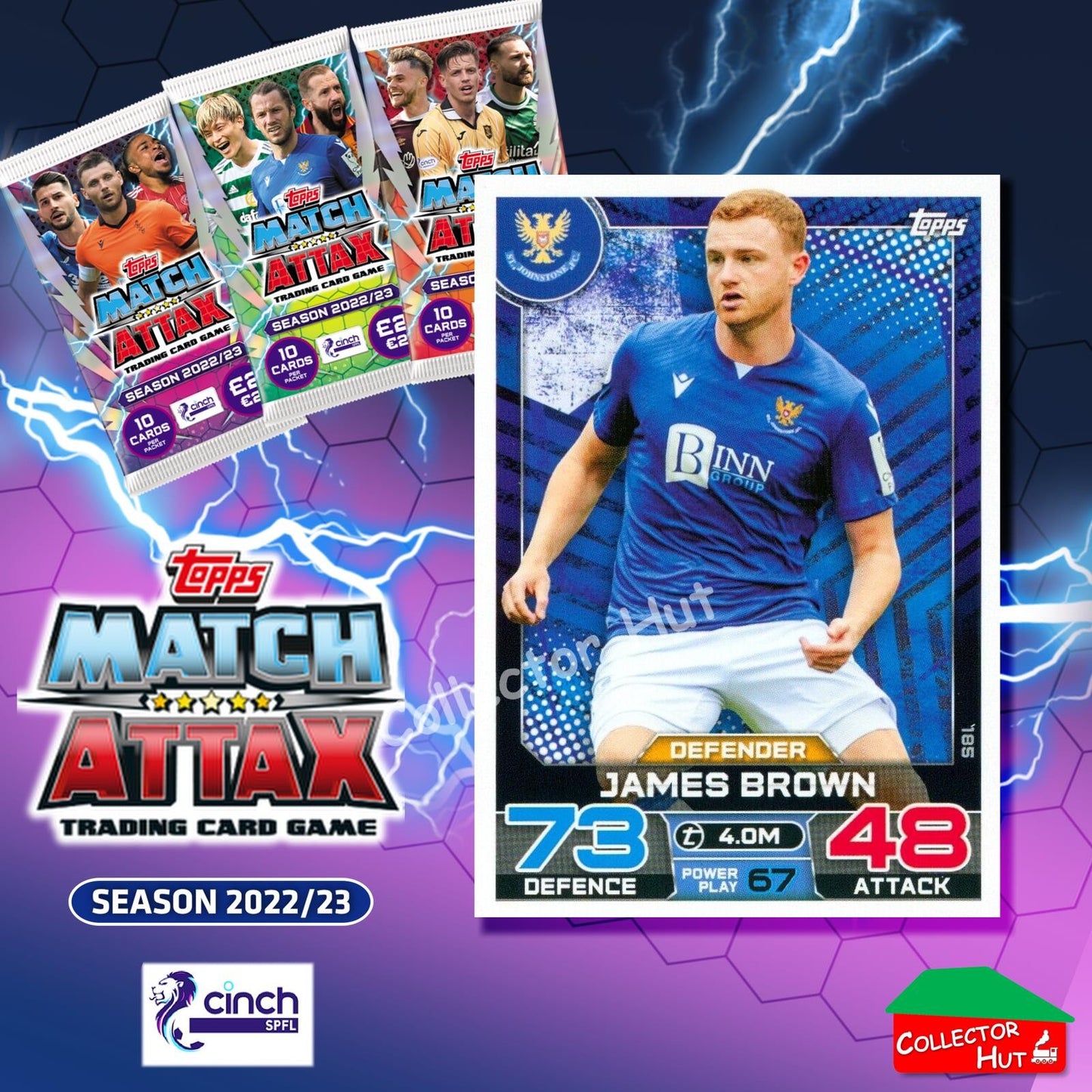 TOPPS MATCH ATTAX SPFL 2022/23 #163-264 Choose Your Card