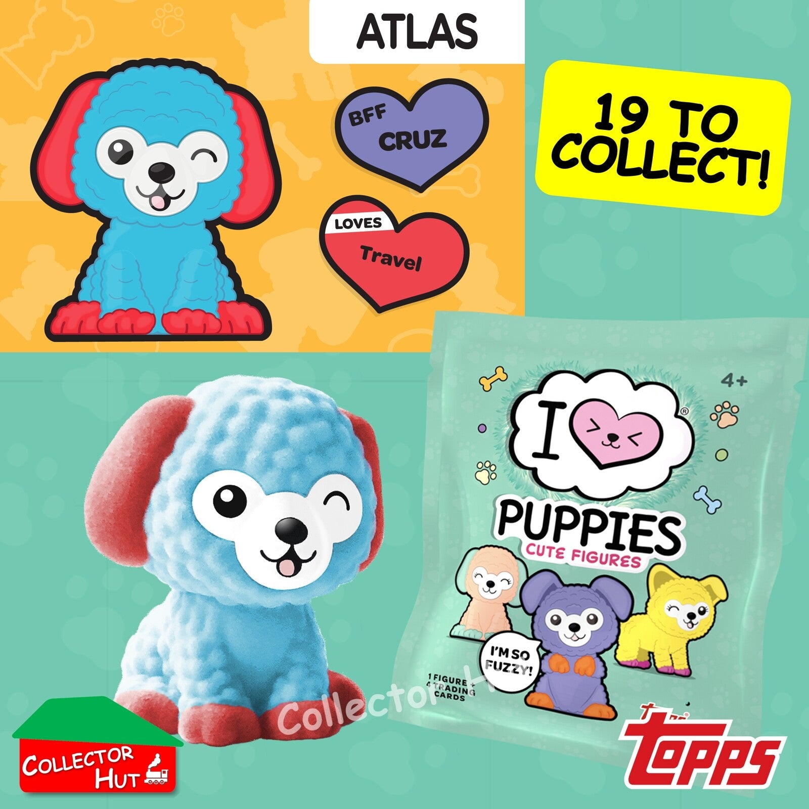 Topps I Love Puppies Cute Blind Bag Mini Figures IDENTIFIED