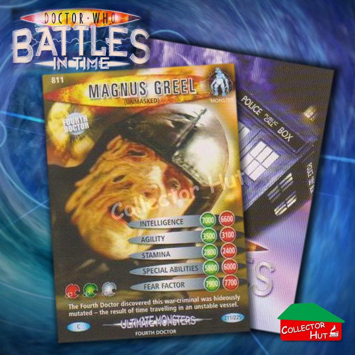 DOCTOR WHO Battles in Time #601-825 ULTIMATE MONSTERS RARE & COMMON Cards