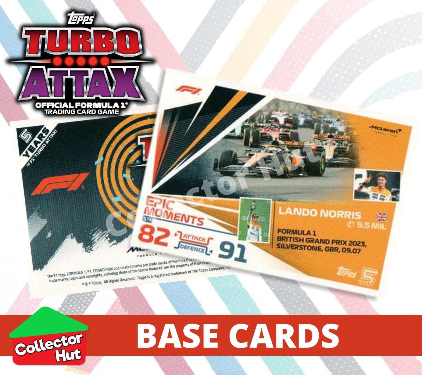 Topps Turbo Attax Formula 1 F1 2024 #167-312 Base Cards YOU CHOOSE