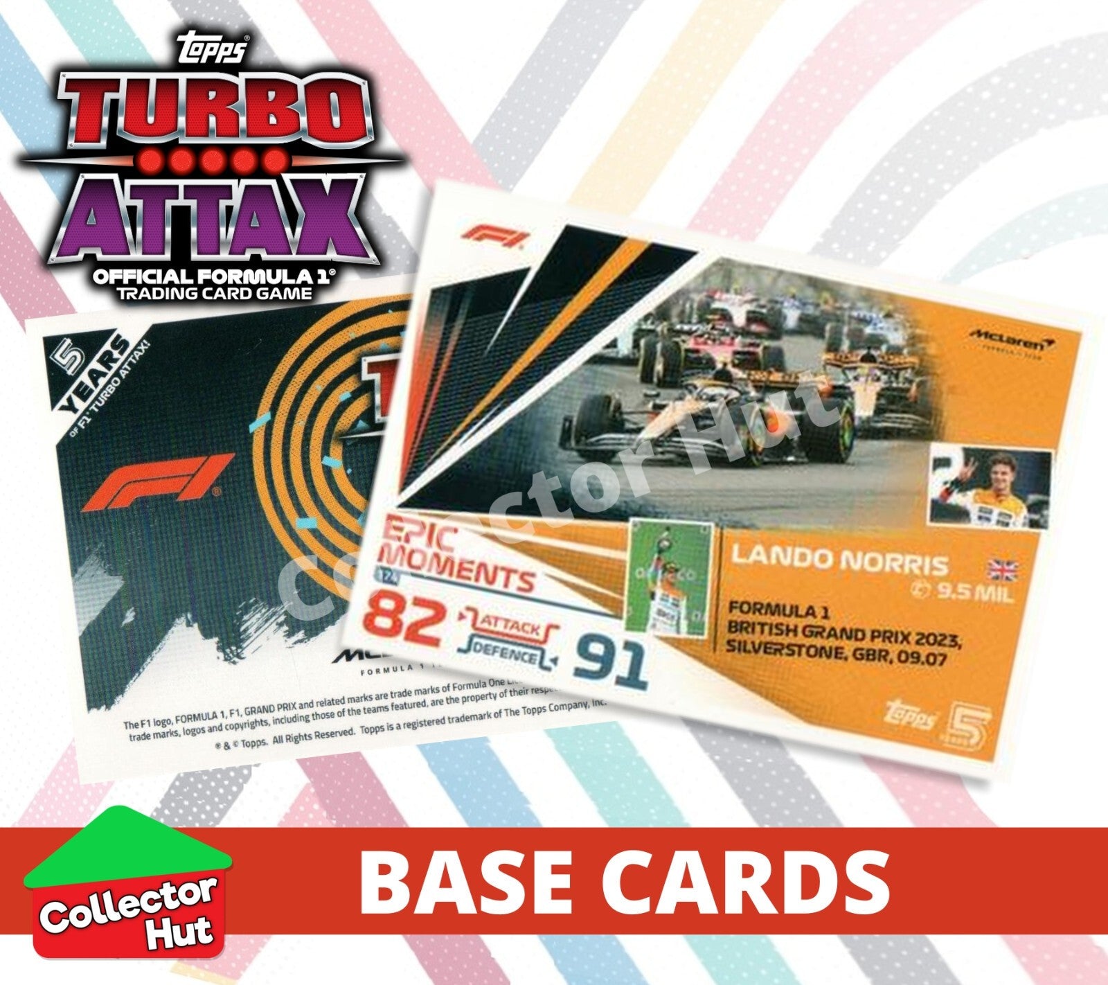 Topps Turbo Attax Formula 1 F1 2024 #167-312 Base Cards YOU CHOOSE
