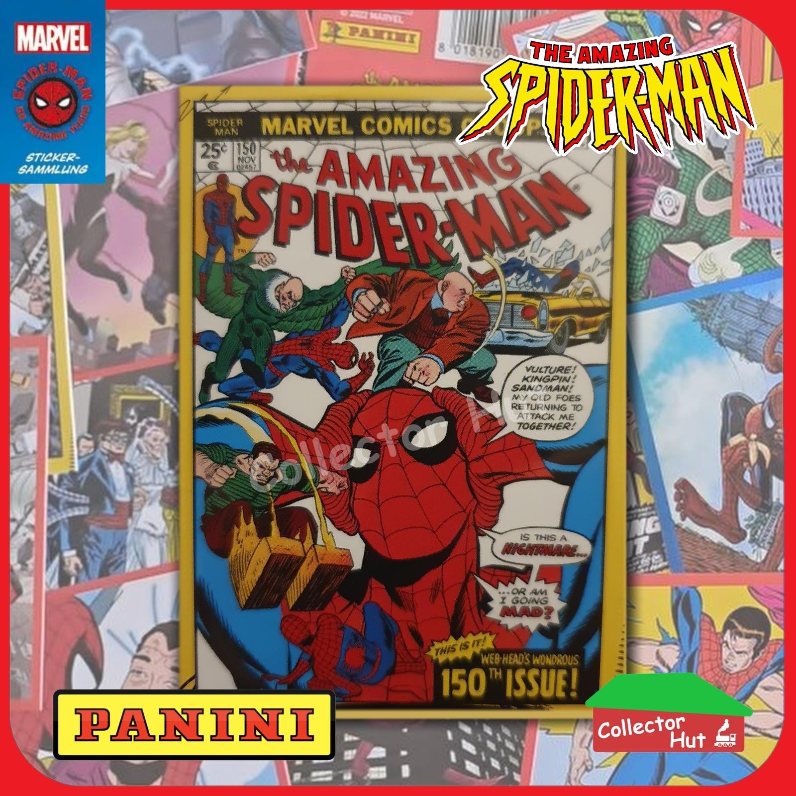 Panini The Amazing Spider-Man 60th Anniversary Trading Cards Singles 1-60