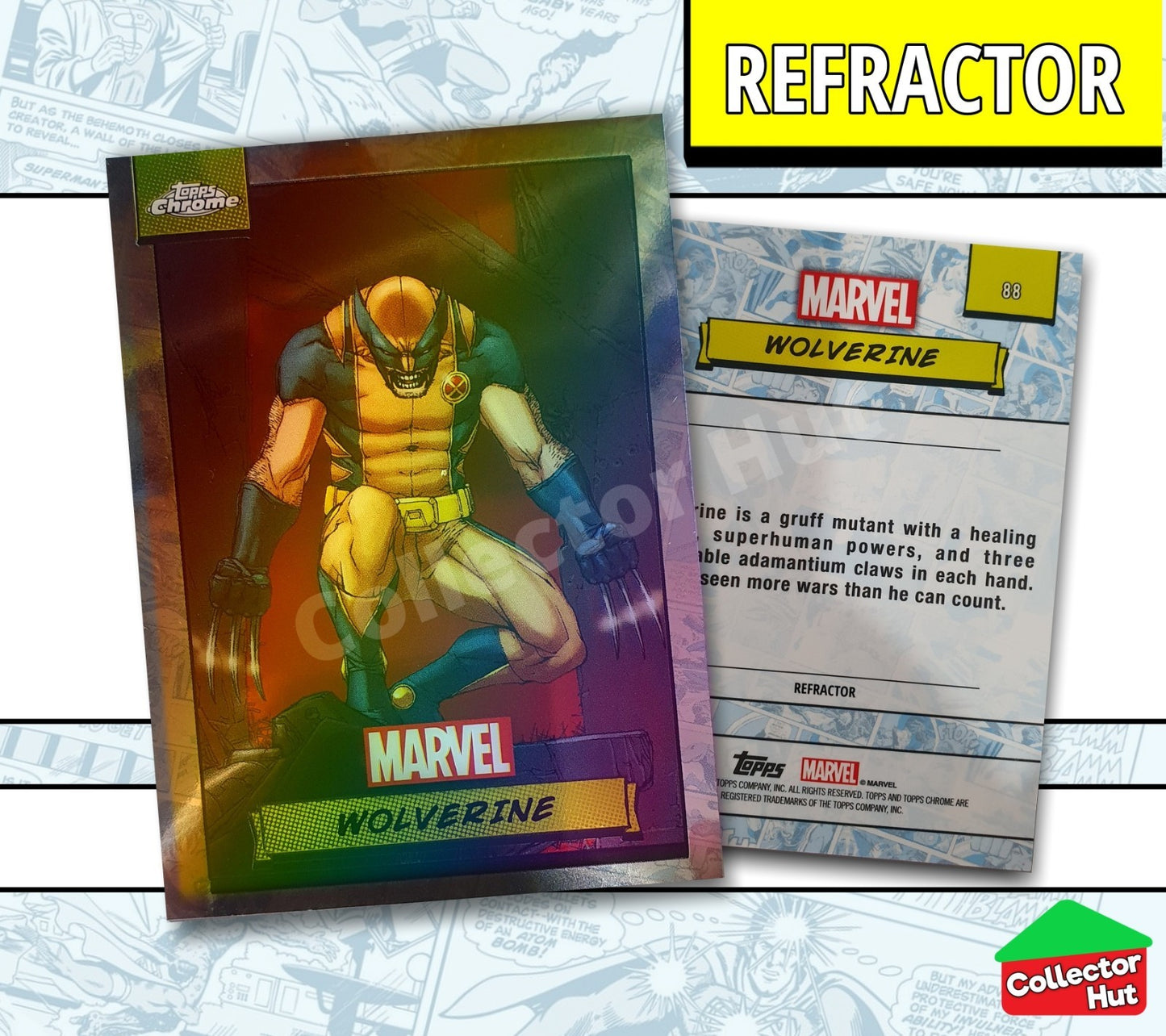 Marvel Topps Chrome 2024 REFRACTOR Card Collection YOU CHOOSE