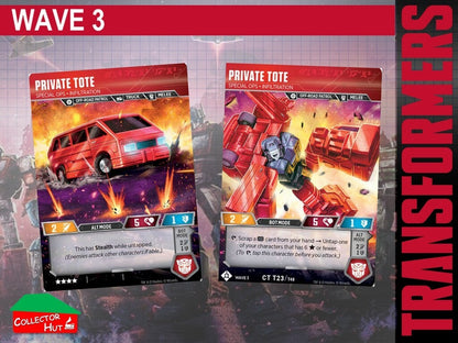Transformers TCG CHARACTER Trading Cards All Waves