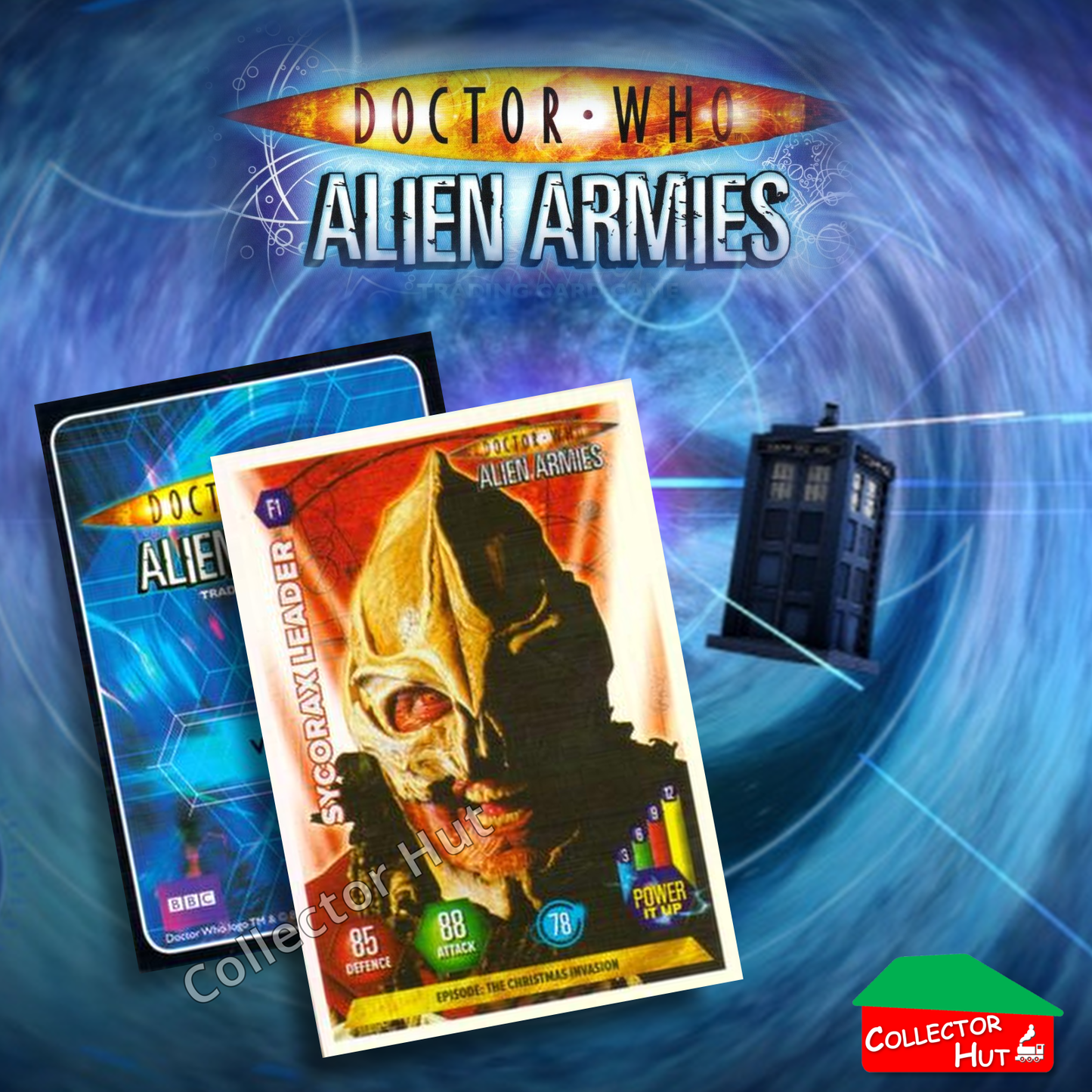 DOCTOR WHO Alien Armies Trading Cards Glitter Super Emboss Foil Cards