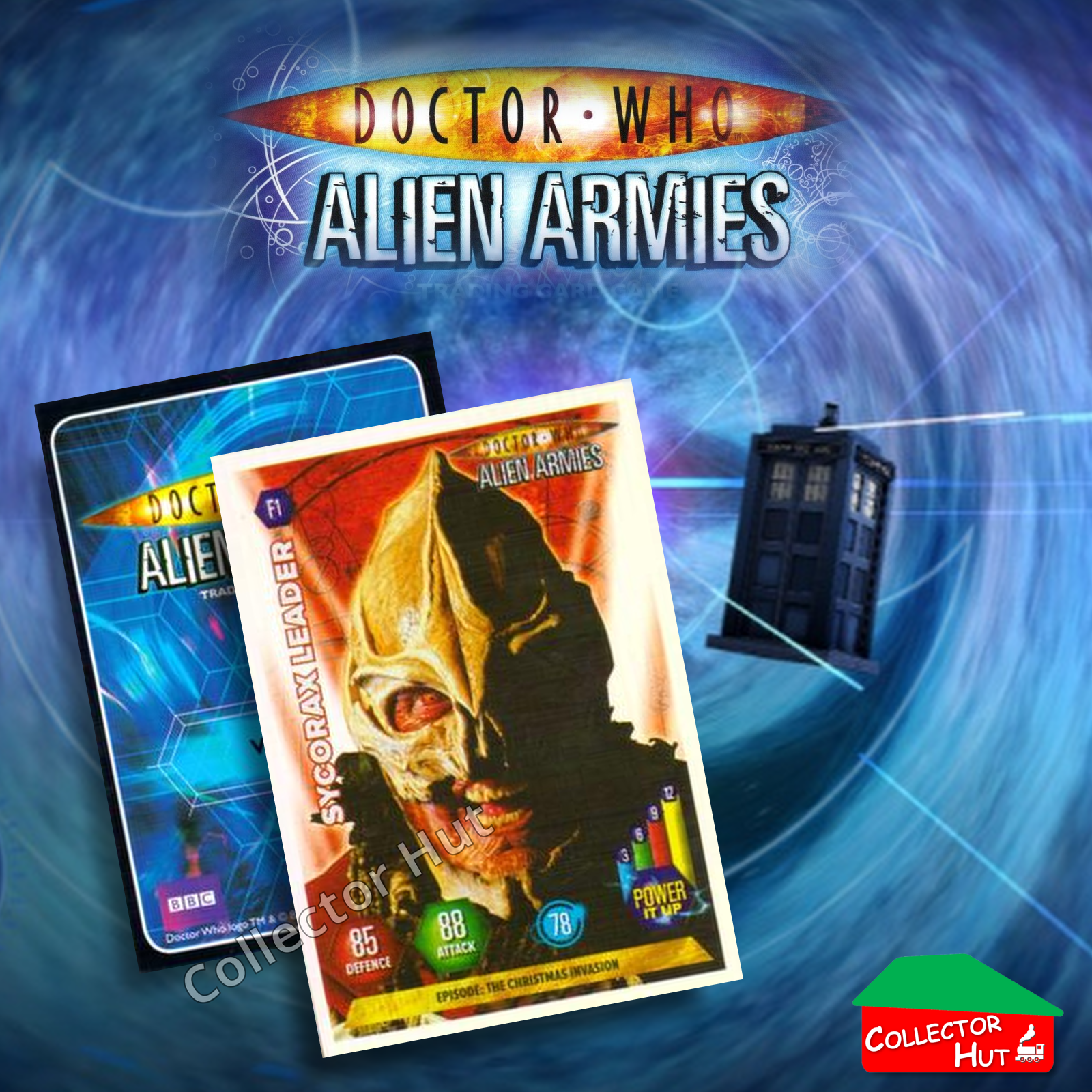 DOCTOR WHO Alien Armies Trading Cards Glitter Super Emboss Foil Cards
