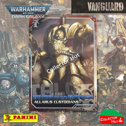 PANINI Warhammer 40,000 Dark Galaxy Parallel Trading Card Crusade Vanguard Purge