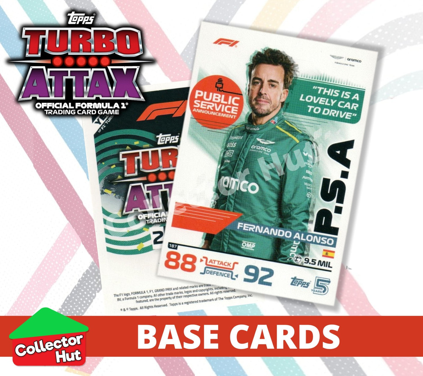 Topps Turbo Attax Formula 1 F1 2024 #167-312 Base Cards YOU CHOOSE