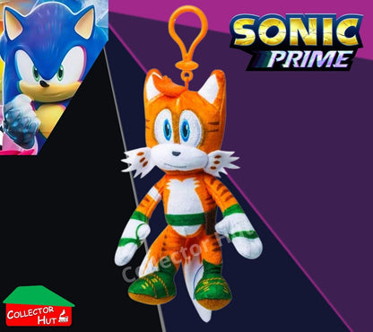 Sonic Prime Clip On Plush 15cm Keyring LICENSED CHOOSE A CHARACTER