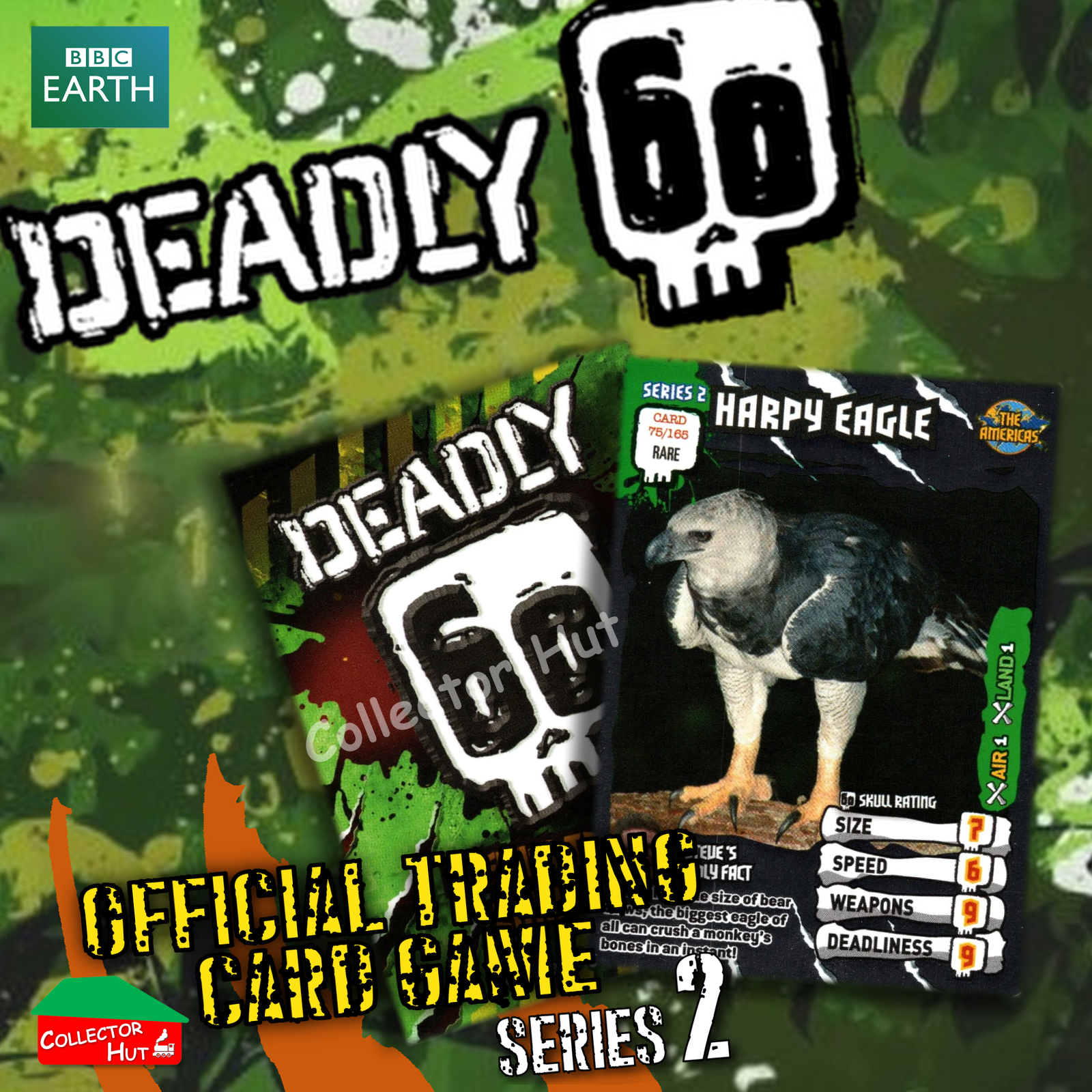 CBBC Deadly 60 Season 1, 2 & Wild FOIL RARE LIMITED Trading Cards