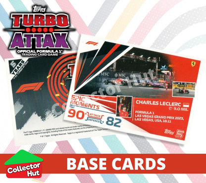 Topps Turbo Attax Formula 1 F1 2024 #167-312 Base Cards YOU CHOOSE