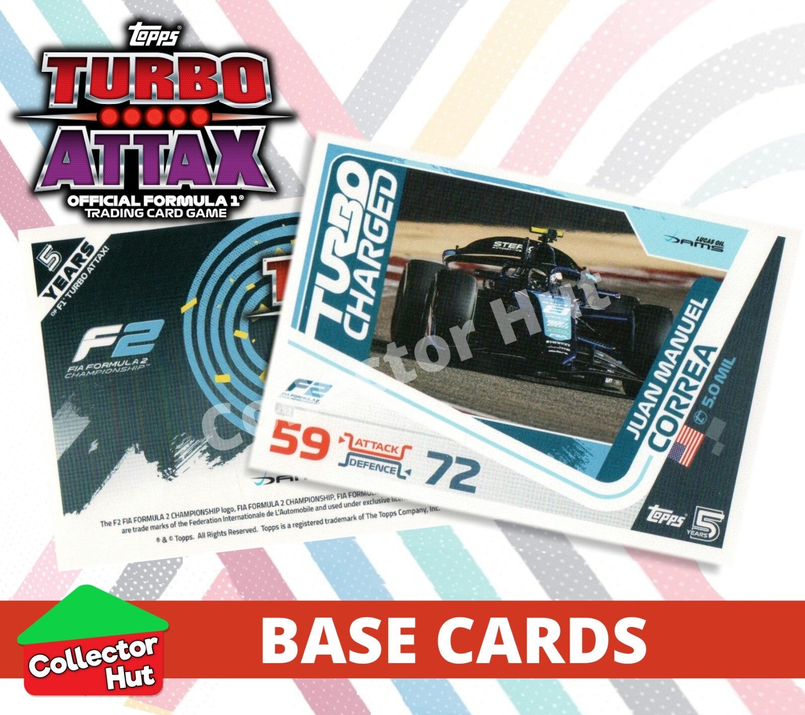 Topps Turbo Attax Formula 1 F1 2024 #167-312 Base Cards YOU CHOOSE