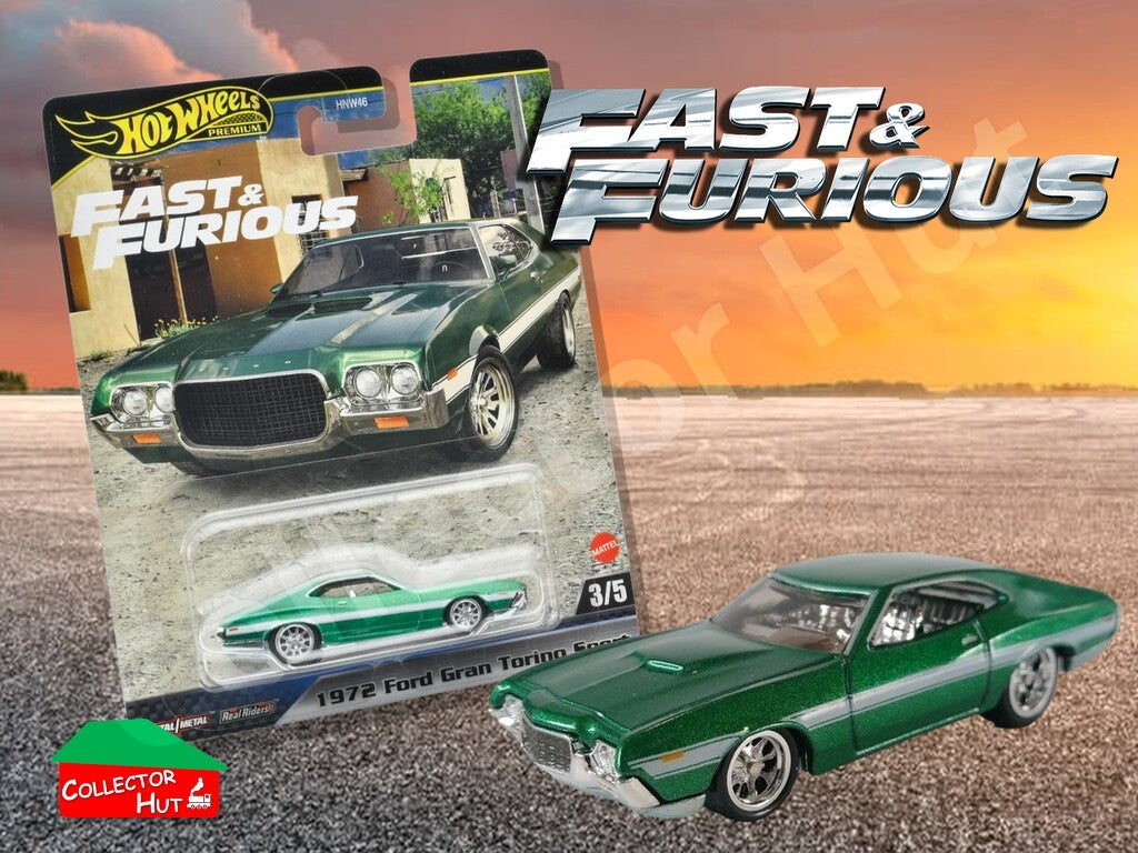 Hot Wheels Premium Fast & Furious 2024 1:64 Scale Real Riders Series Models