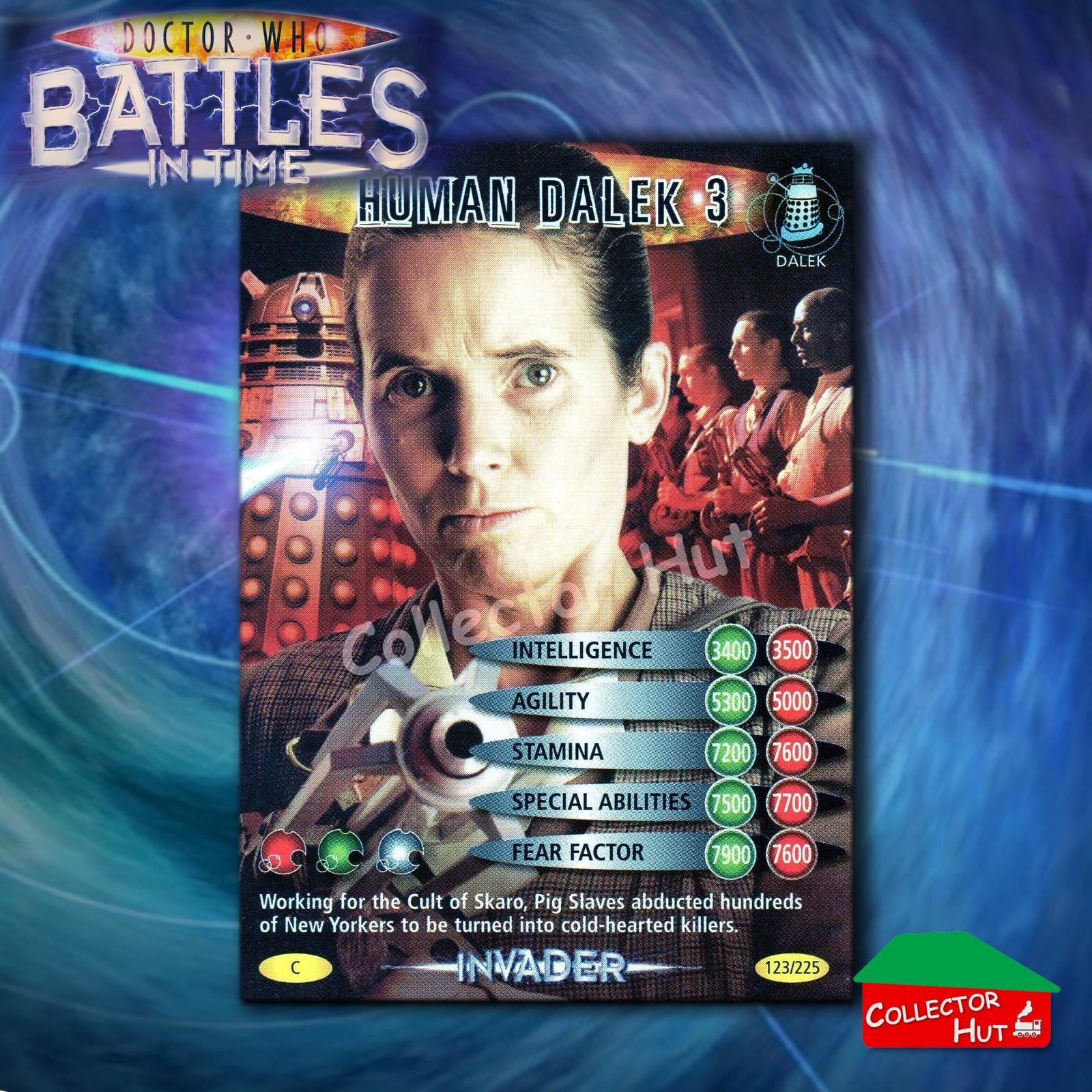 DOCTOR WHO Battles in Time #376-600 INVADER RARE & COMMON CARDS YOU CHOOSE