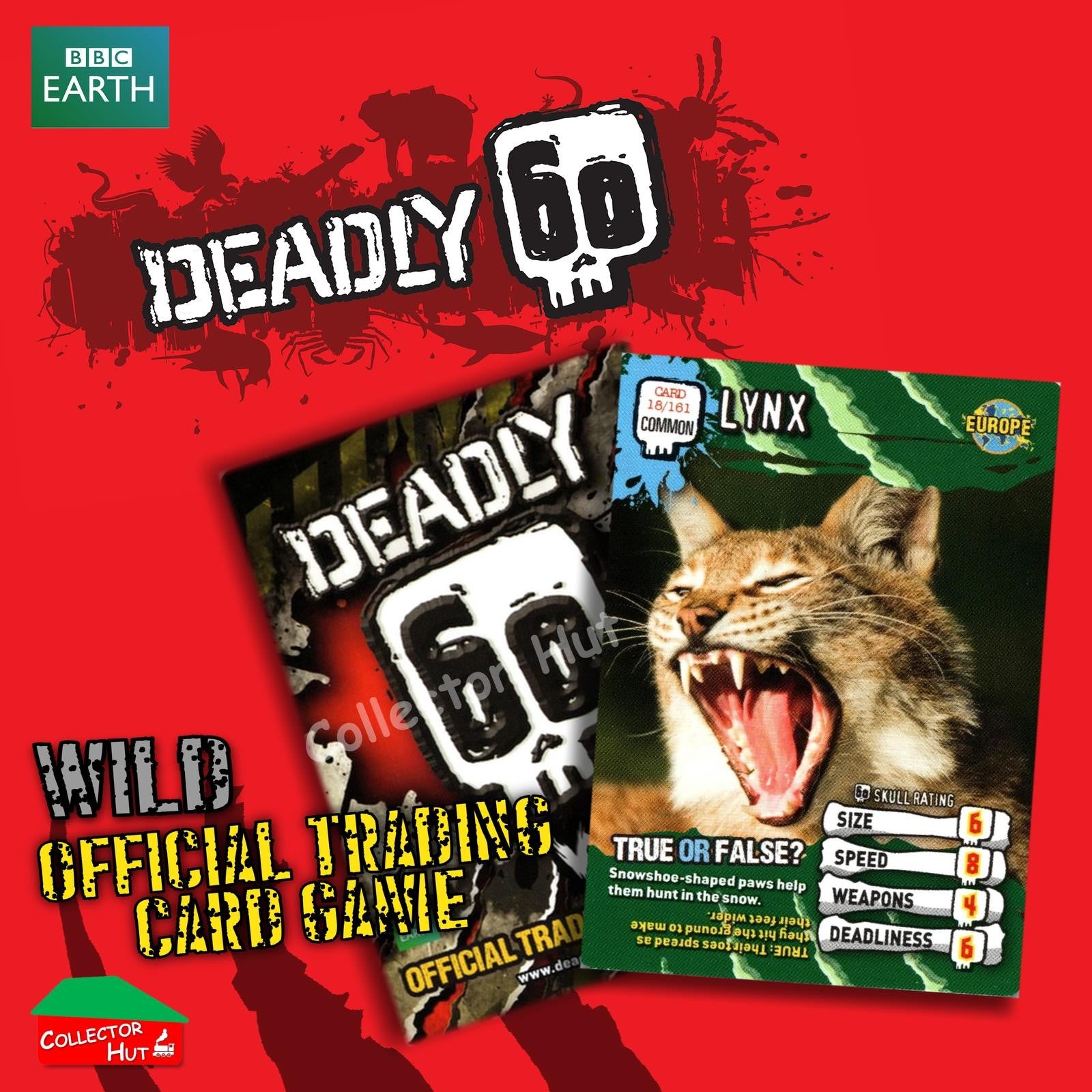 CBBC Deadly 60 WILD Trading Cards  Choose Your Cards