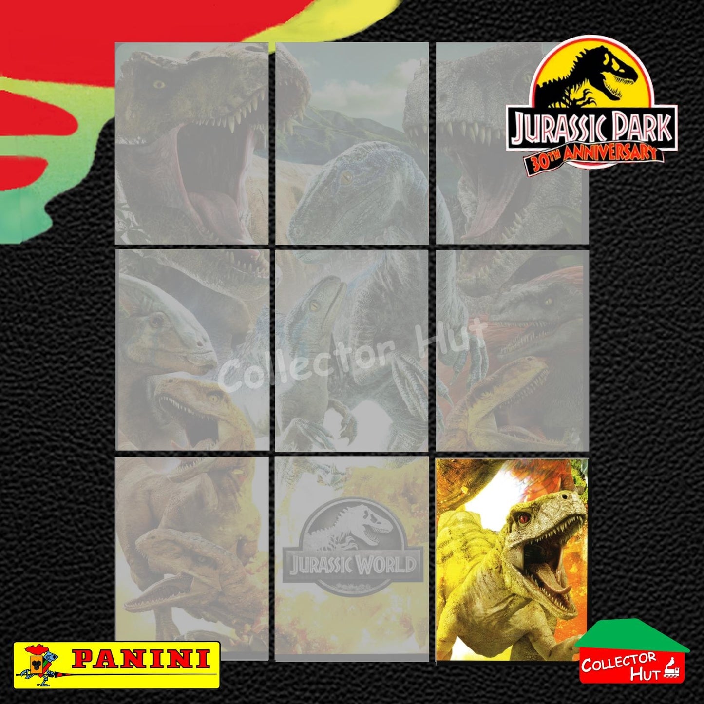 Jurassic World 30th Anniversary Trading Card Collection BASE CARDS #1-195