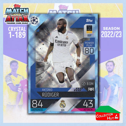 Topps Match Attax Europa Champions League 2022/23 Crystal Parallel Cards 1-189