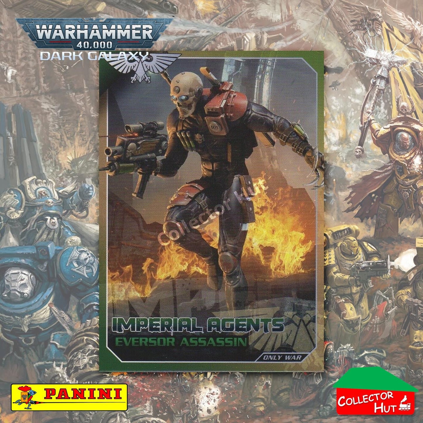 PANINI Warhammer 40,000 Dark Galaxy Only War Base Trading Cards #1-225
