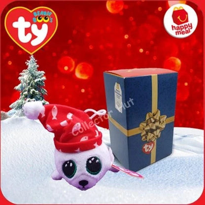 McDonald's Happy Meal Christmas Beanie Boo Plush Toys X10 COMPLETE TY