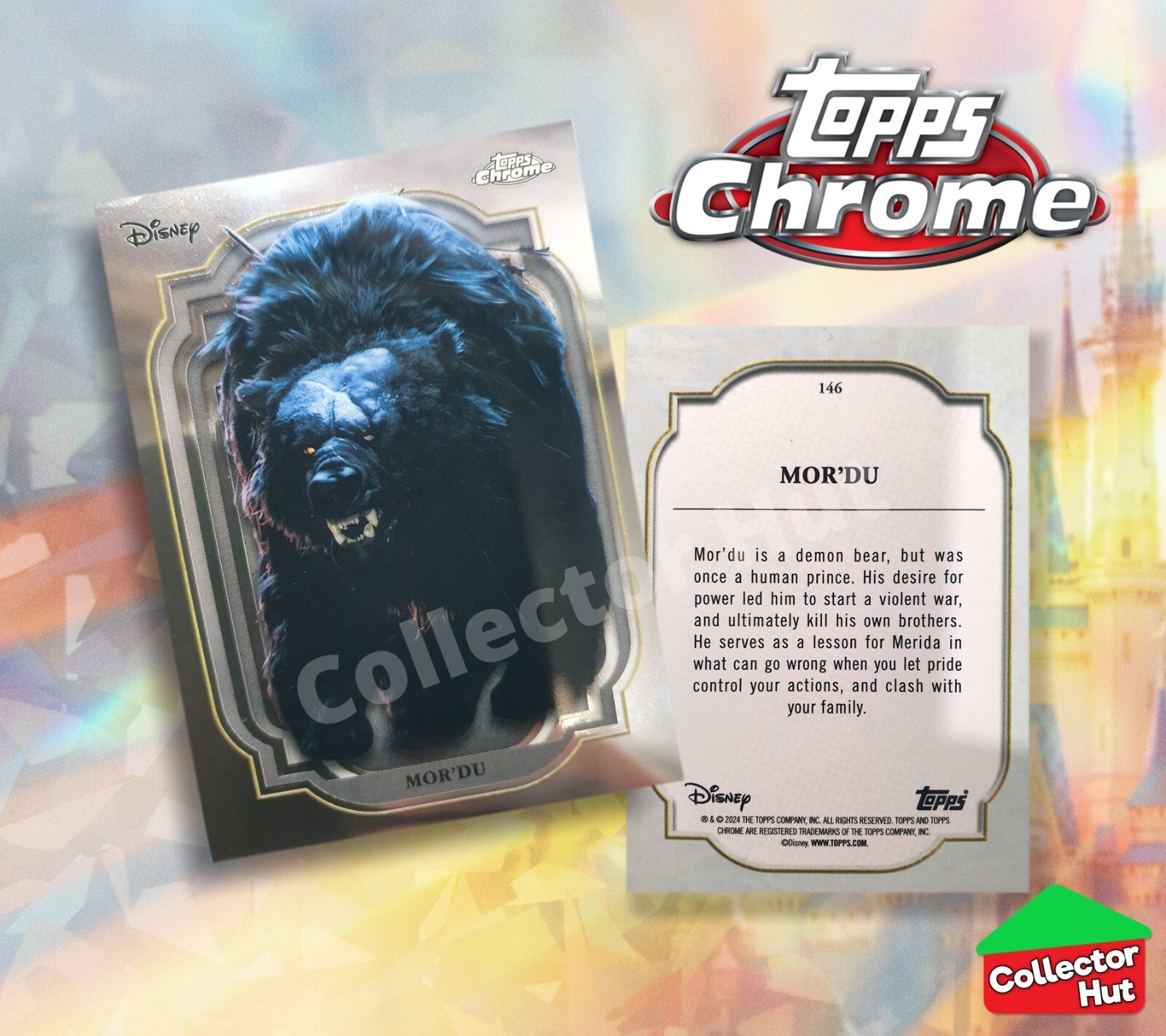 Disney Topps Chrome 2024 Base Cards 1-200 Pick Singles to Complete Your Set