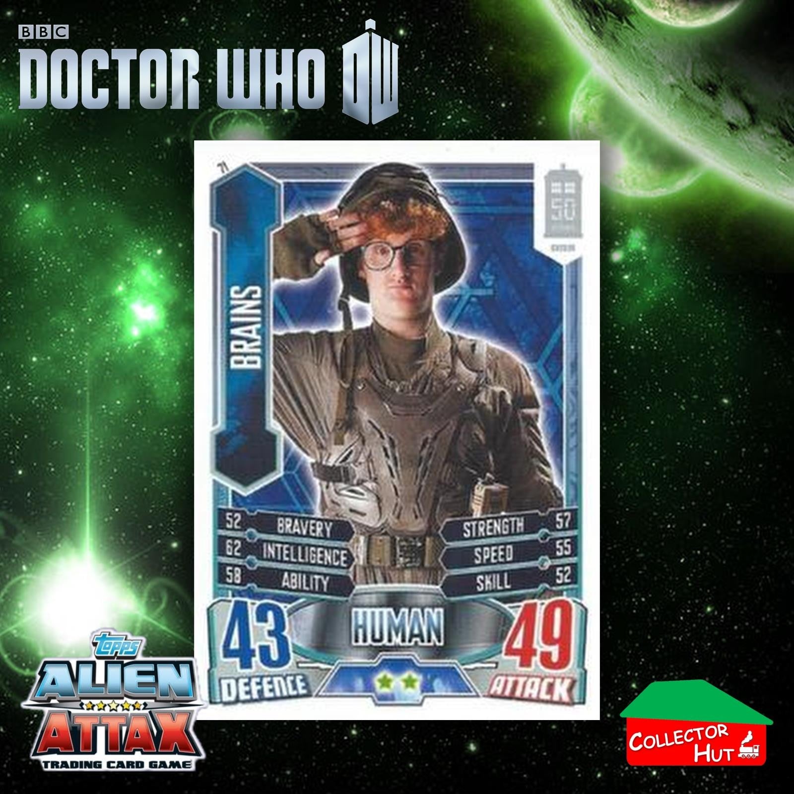 Topps Doctor Who Alien Attax 50th Anniversary Edition Companion Timeless Cards