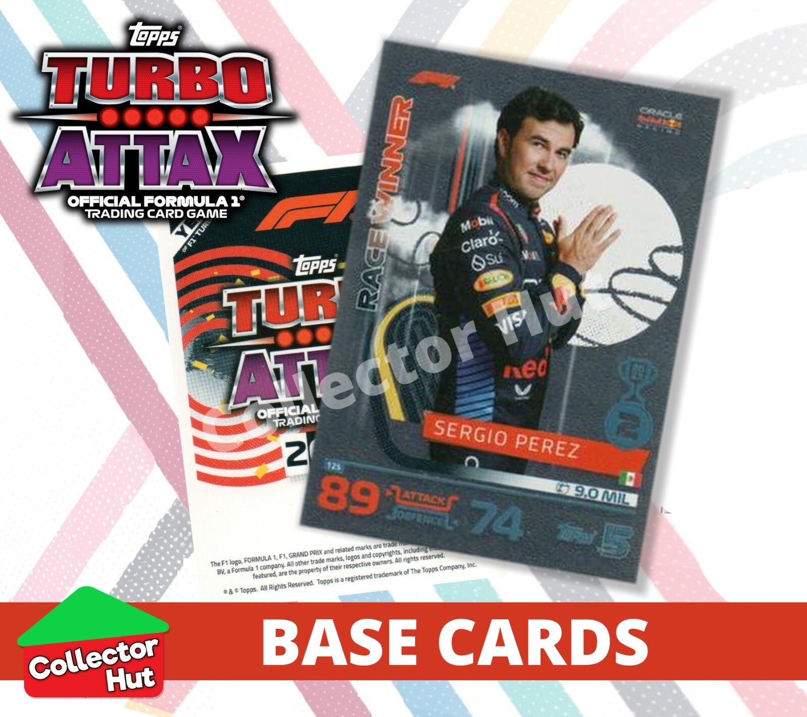 Topps Turbo Attax Formula 1 F1 2024 #1-166 Base Cards YOU CHOOSE