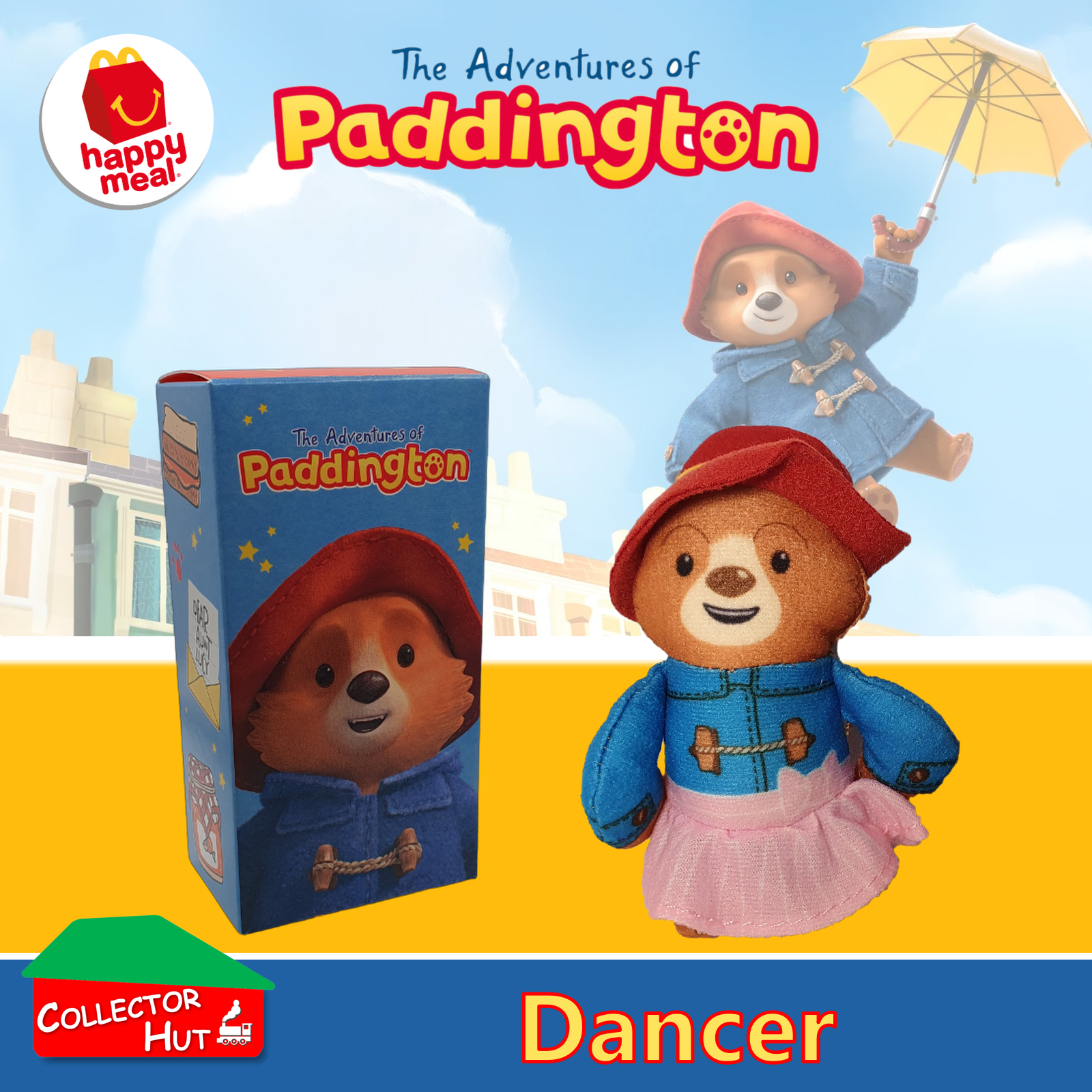 McDonald's Happy Meal The Adventures of Paddington 2022 Plush Toys