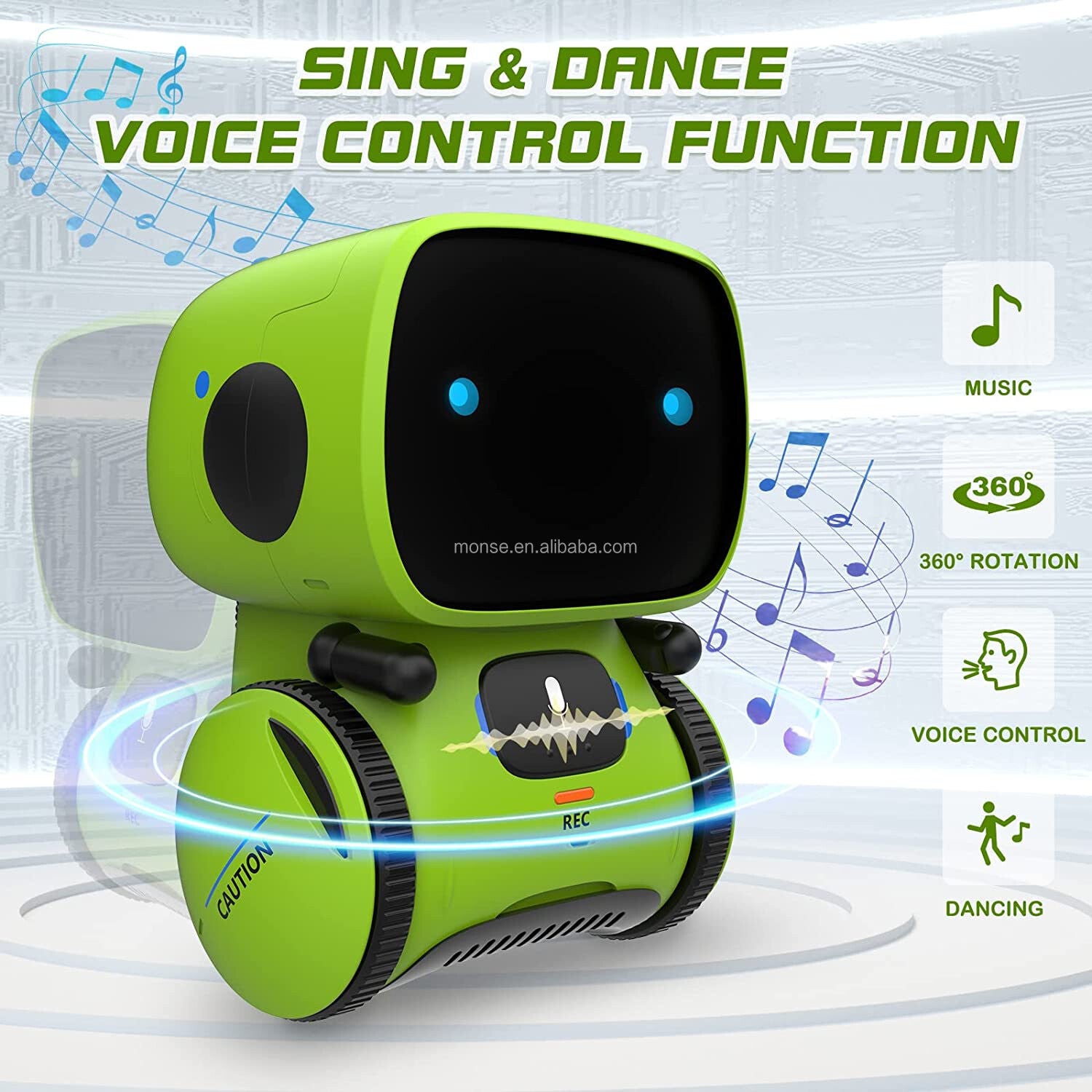 Interactive Smart Robot Kids Toy Voice & Touch Control Dancing Talking Pet Gift