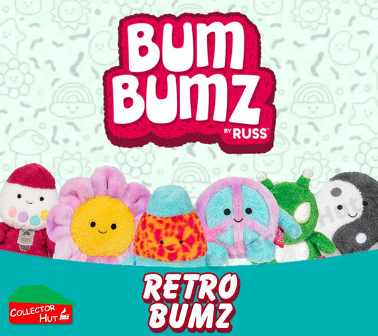 Bumbumz 7.5" Plush Retro Bumz Choose Your Super Soft Character