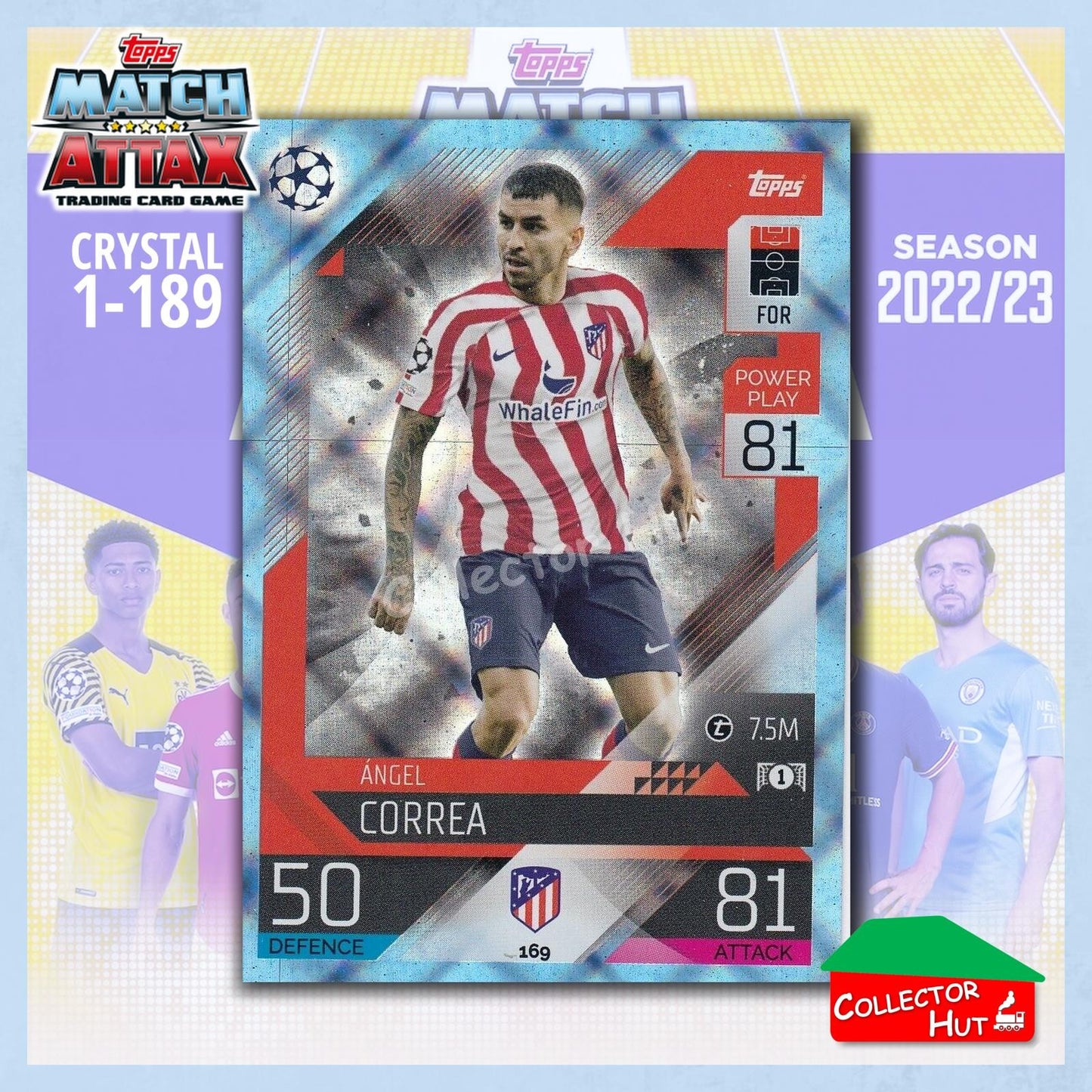 Topps Match Attax Europa Champions League 2022/23 Crystal Parallel Cards 1-189