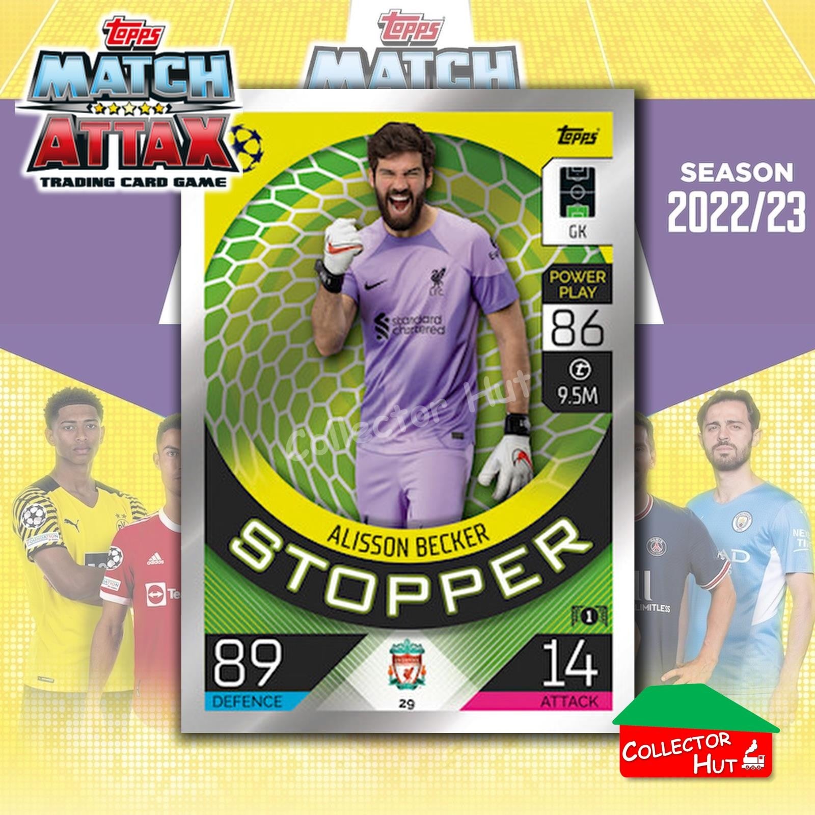 Topps Match Attax Europa Champions League 2022/23 TCG Trading Cards Base 1-189
