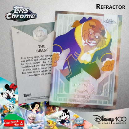 Disney 100 Topps Chrome 2023 REFRACTOR Cards 1-100 Pick Singles