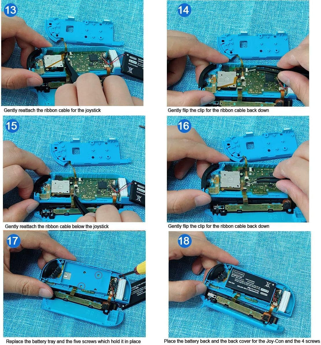 Nintendo Switch R36S Replacement Thumbsticks Hall Effect