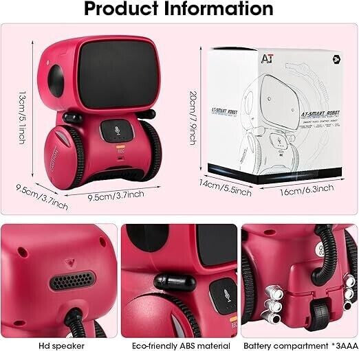 Interactive Smart Robot Kids Toy Voice & Touch Control Dancing Talking Pet Gift