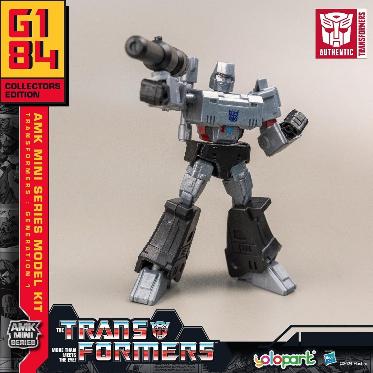 Transformers G1 Mini Action Figure Model Kit 6 Pack Combo Set Yolopark
