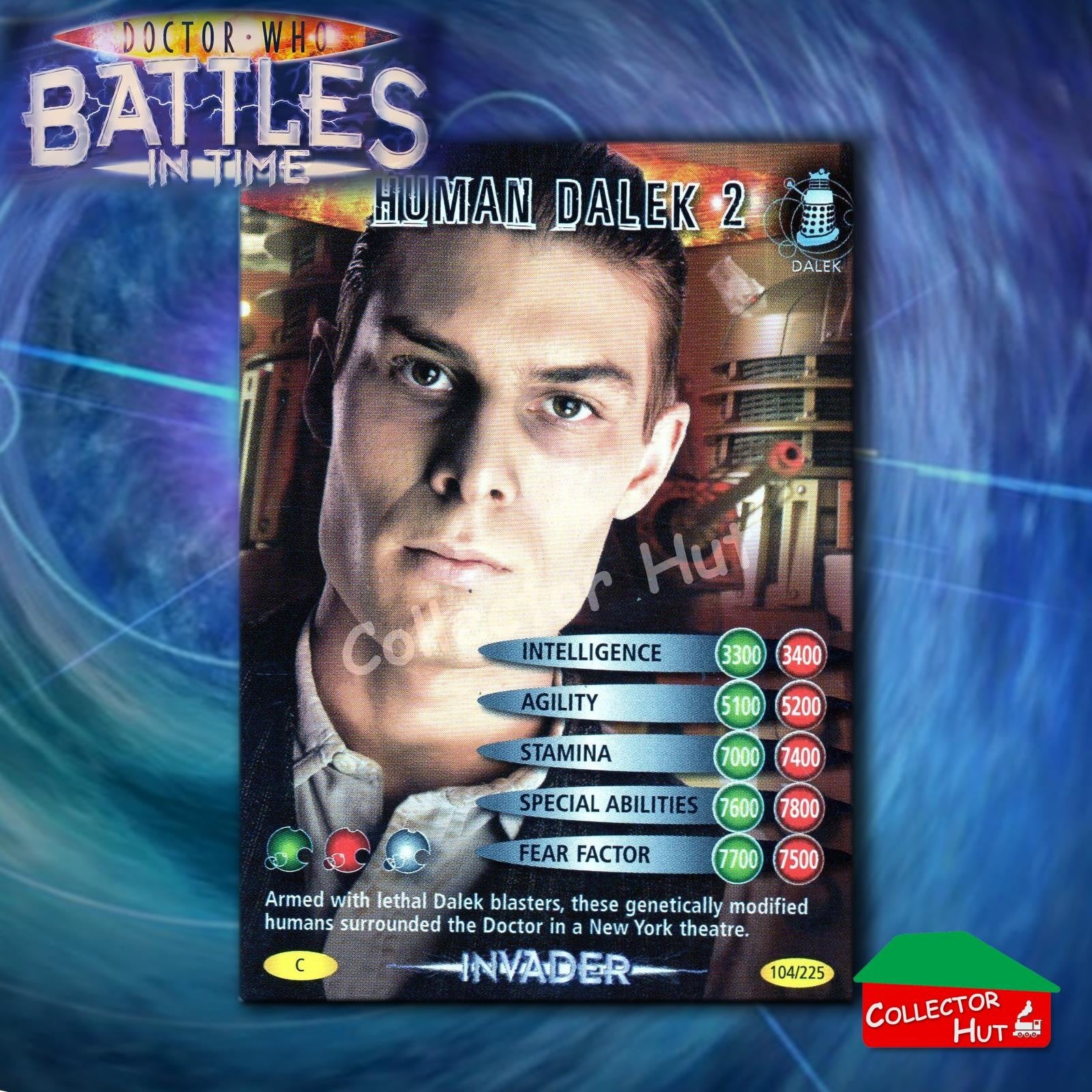 DOCTOR WHO Battles in Time #376-600 INVADER RARE & COMMON CARDS YOU CHOOSE
