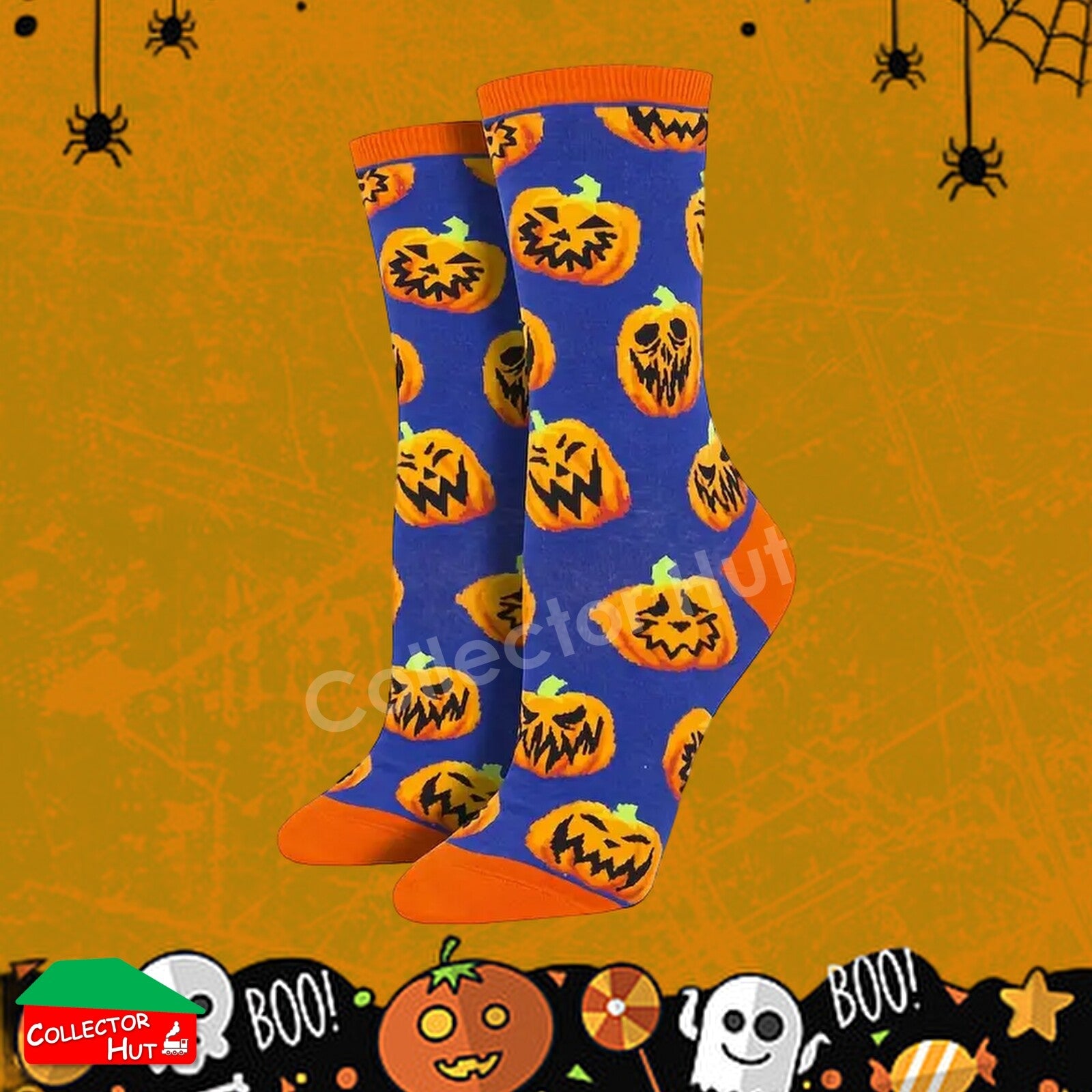 Happy Crew Socks Novelty HALLOWEEN Cotton Blend Anti-Odor Unisex CUSTOM Gift Set