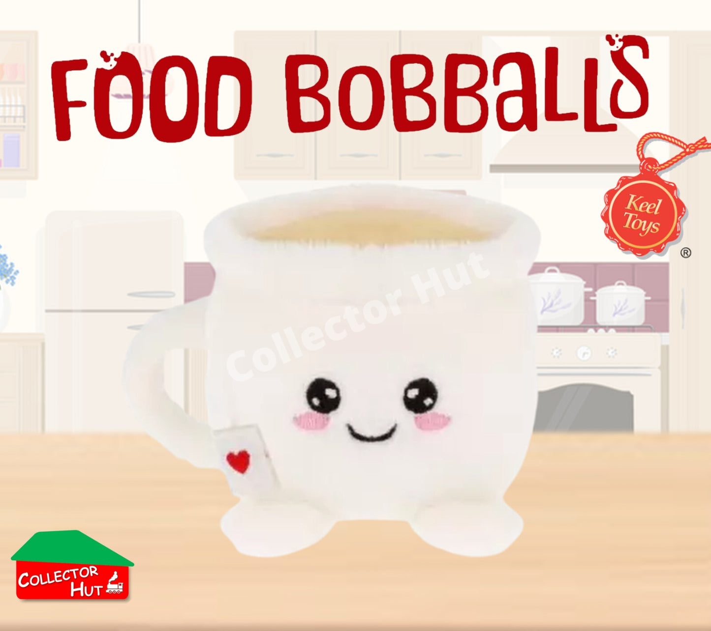Food Bobballs Plush Toys Super Cute 8cm Collectible Characters from Keel
