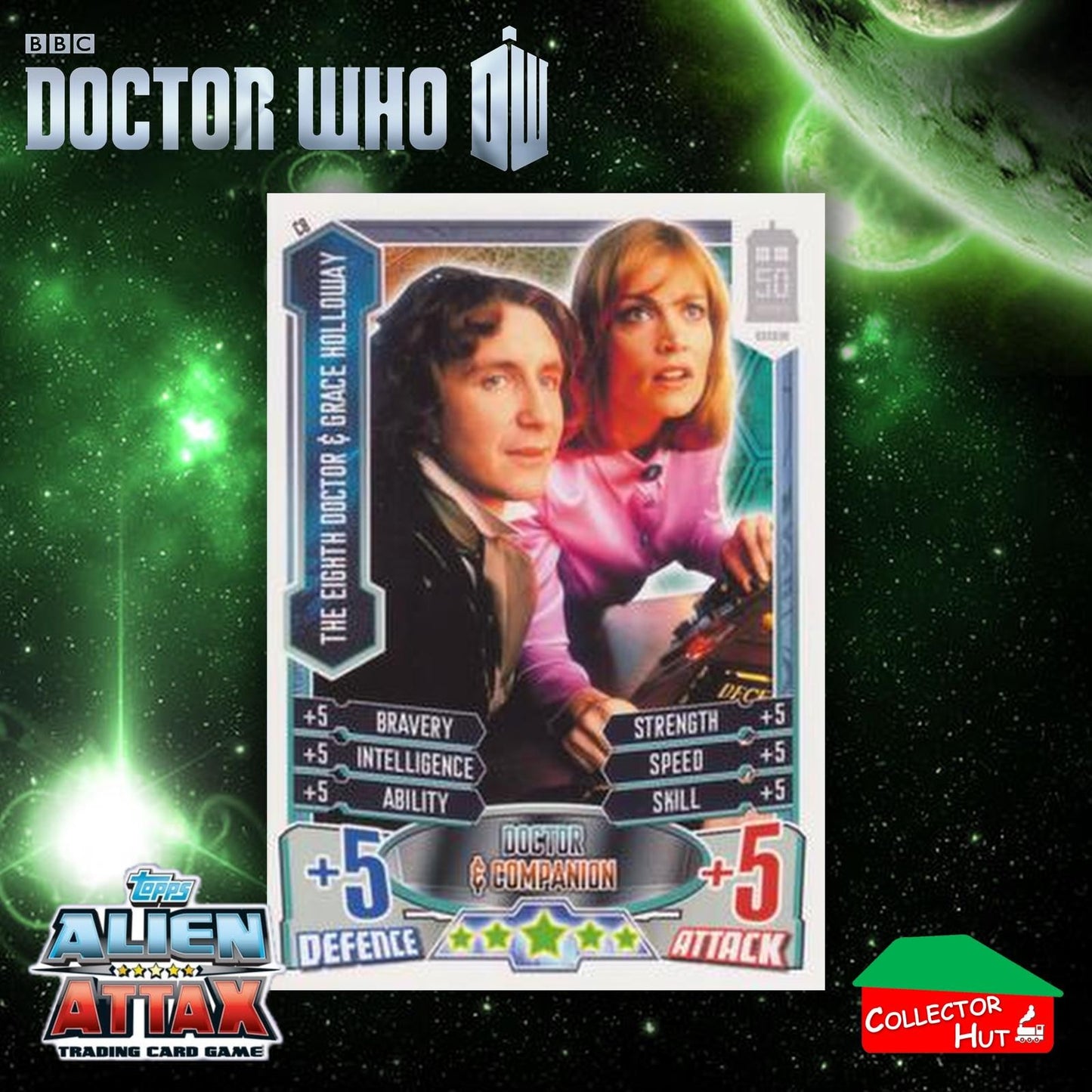 Topps Doctor Who Alien Attax 50th Anniversary Edition Companion Timeless Cards