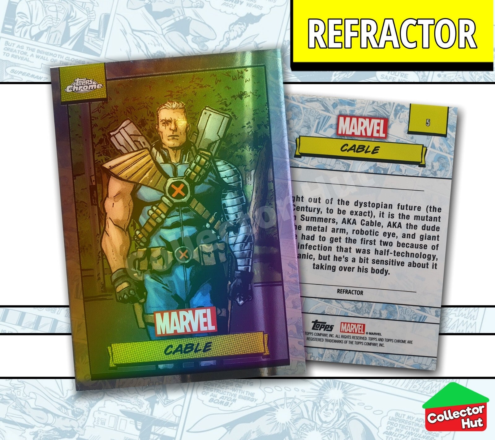 Marvel Topps Chrome 2024 REFRACTOR Card Collection YOU CHOOSE